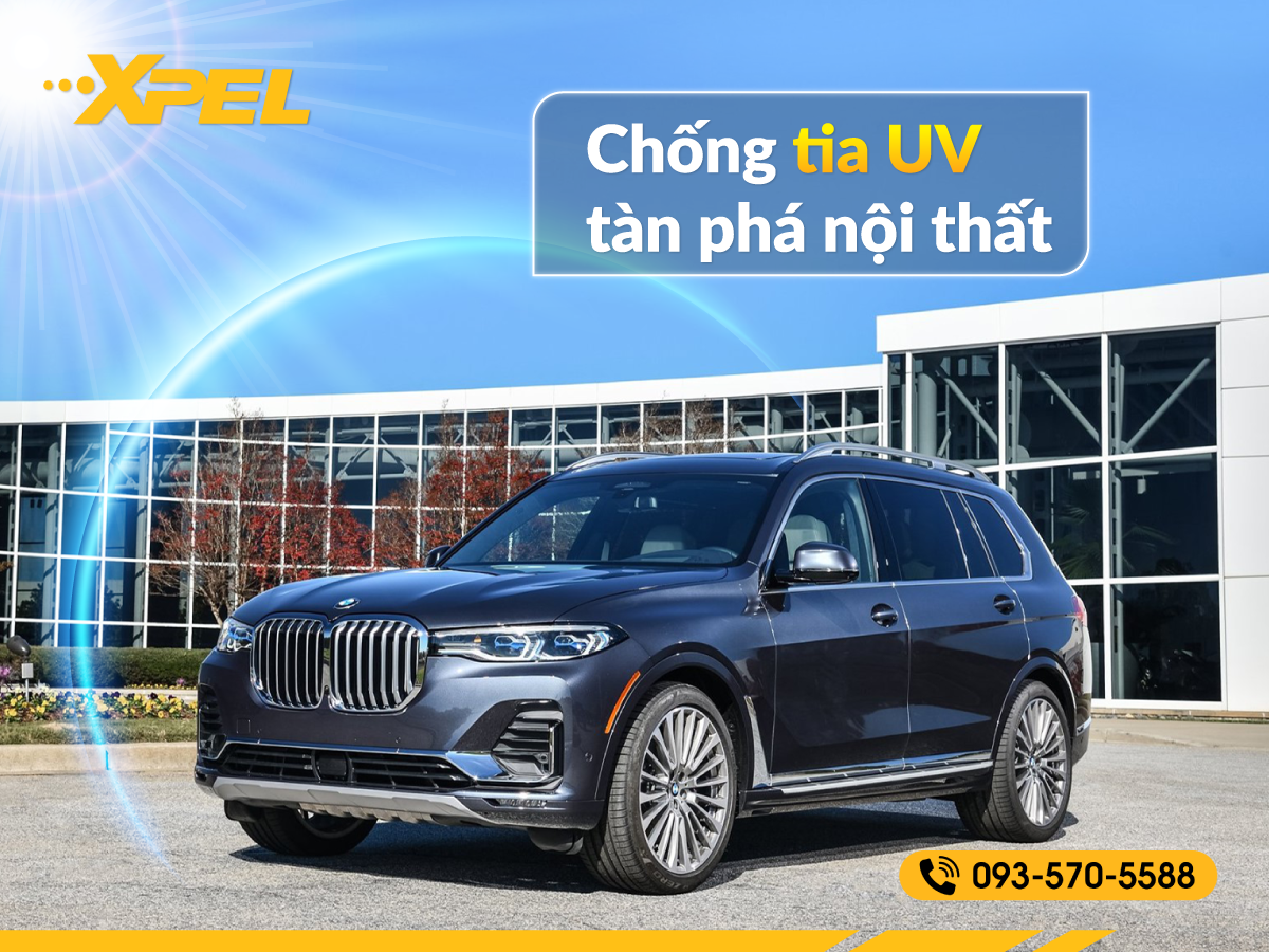 Phim cách nhiệt Xpel ngăn chặn tia UV tàn phá nội thất ô tô